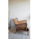 Fauteuil canné Steiner vintage