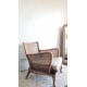 Fauteuil canné Steiner vintage