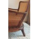Fauteuil canné Steiner vintage