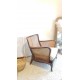 Fauteuil canné Steiner vintage
