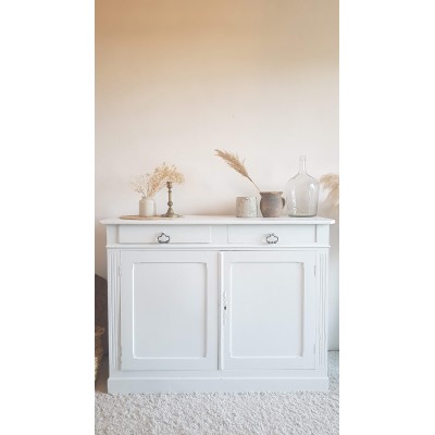 Buffet parisien ancien blanc