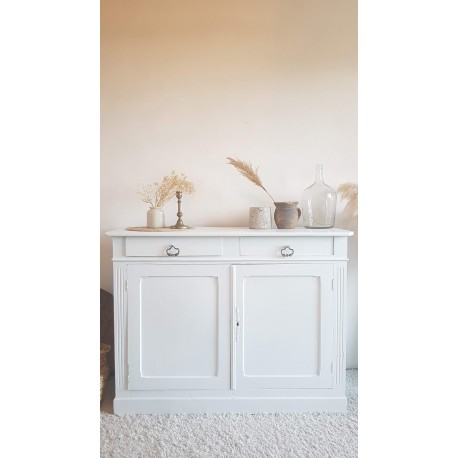 Buffet parisien ancien blanc