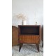 Paire de tables de chevet pieds compascirca 1960