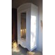 Armoire parisienne ancienne avec miroir