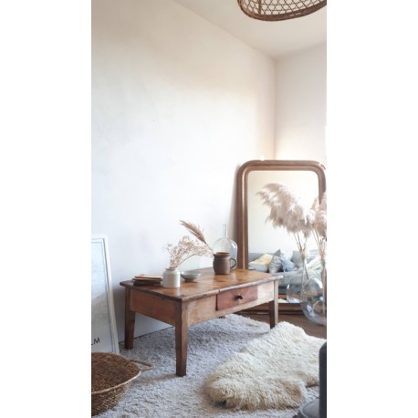 Table basse ancienne esprit table de ferme