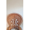 Fauteuil Emmanuelle rotin Peacock vintage