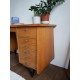 Bureau bois pieds compas-  circa 1950