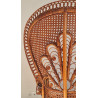 Fauteuil Emmanuelle rotin Peacock vintage