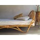Lit en rotin vintage - banquette