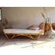 Lit en rotin vintage - banquette