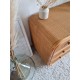 Commode en rotin vintage
