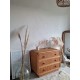 Commode en rotin vintage