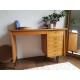 Bureau bois pieds compas-  circa 1950