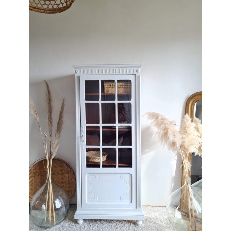 Armoire parisienne vitrée ancienne