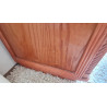 Commode en rotin  et bois vintage