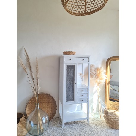 Armoire parisienne vitrée ancienne