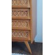 Chiffonier bois et rotin -  vintage
