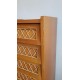 Chiffonier bois et rotin -  vintage