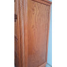 Commode en rotin  et bois vintage