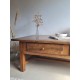 Table basse ancienne esprit table de ferme vintage