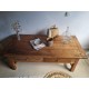 Table basse ancienne esprit table de ferme vintage
