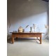 Table basse ancienne esprit table de ferme vintage