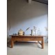 Table basse ancienne esprit table de ferme vintage