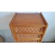 Chiffonier bois et rotin -  vintage