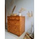Commode rotin vintage