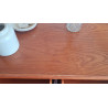 Commode en rotin  et bois vintage