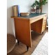 Bureau bois pieds compas-  circa 1950