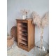 Meuble de métier - classeur à rideau vintage