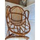 Paire de fauteuils en rotin vintage