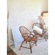 Paire de fauteuils en rotin vintage