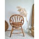 Fauteuil en rotin vintage