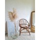 Fauteuil en rotin vintage