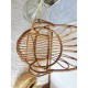 Fauteuil en rotin vintage
