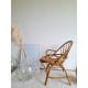 Fauteuil en rotin vintage