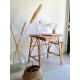 Bureau en rotin vintage