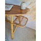 Bureau en rotin vintage