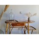 Bureau en rotin vintage