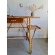 Bureau en rotin vintage