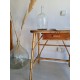 Bureau en rotin vintage
