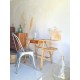 Bureau en rotin vintage