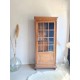 Armoire parisienne vitrée ancienne esprit bonnetière