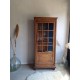 Armoire parisienne vitrée ancienne esprit bonnetière