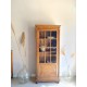 Armoire parisienne vitrée ancienne esprit bonnetière