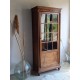 Armoire parisienne vitrée ancienne esprit bonnetière