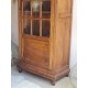 Armoire parisienne vitrée ancienne esprit bonnetière