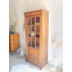 Armoire parisienne vitrée ancienne esprit bonnetière